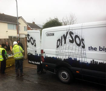 Reeves of Wem Support BBC's DIY SOS Team 
